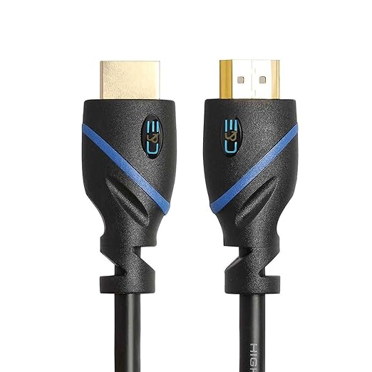 C&E CNE577364 (50 Feet/15.2 Meters) High Speed HDMI Cable Male to Male with Ethernet and Audio Return (Black) HDMI - Sabat Deals641489577364