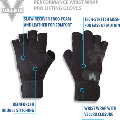 Valeo Fit Women's Performance Lifting Gloves Large Gloves - Sabat Deals736097515325