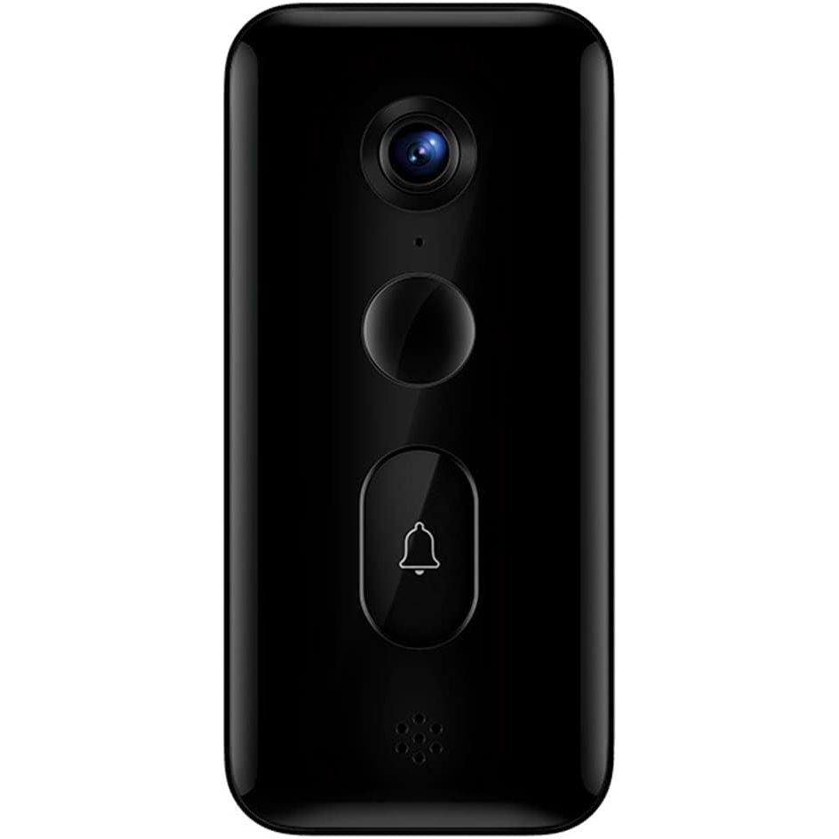 Xiaomi Smart Doorbell 3, Sharp 2K Clarity, Clear Video in Dark, Real-Time Monitoring, Diagonal 180° Ultra-Wide View, Advanced AI Motion Detection, Smart Voice Change Intercom, 5200mAh Battery, Black - Sabat Deals6934177755828