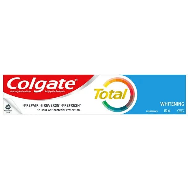 Colgate Total Whitening Toothpaste, 170ml Toothpaste - Sabat Deals