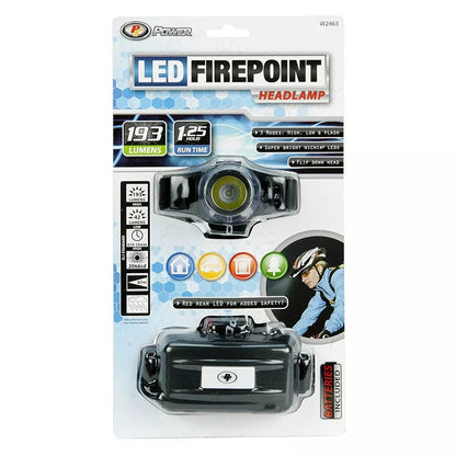 Performance Tool Super Bright Firepoint LED Headlamp Flash Lights - Sabat Deals039564097942