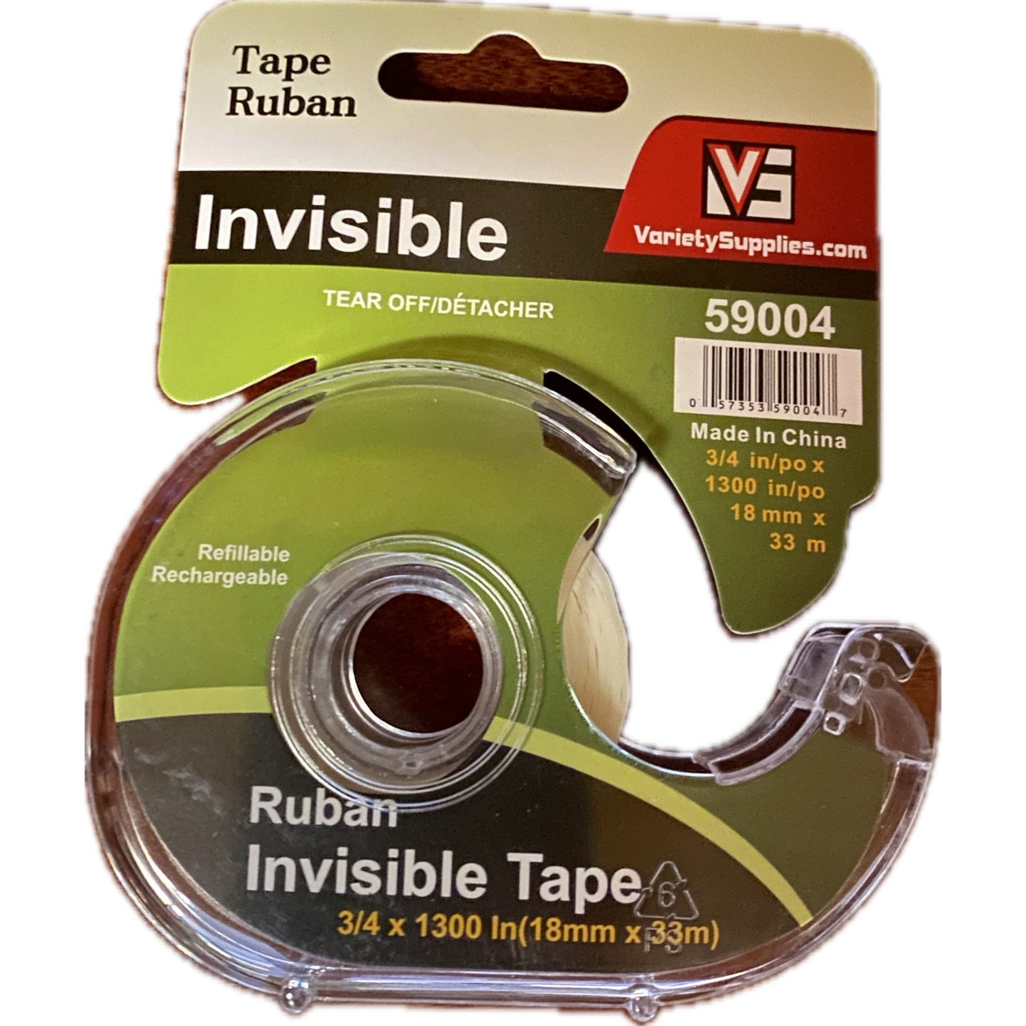 Variety Supplies Invisible Tape Invisible Tape - Sabat Deals057353590047